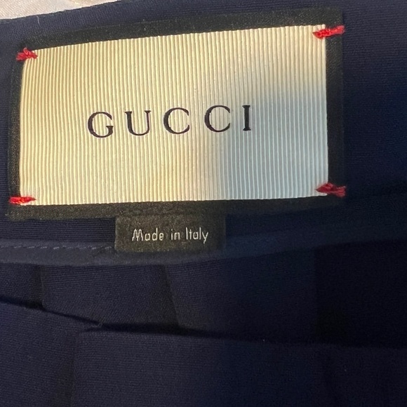 Gucci Hi Rise Culotte Shorts Skort 100% Wool - Picture 7 of 11